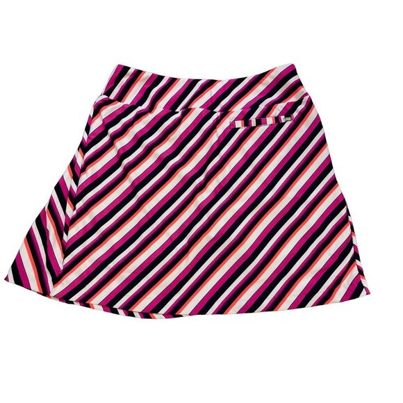 Tail Striped Pleated Pull On Tennis Athletic Skort Sz S - Picture 2 of 11